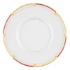 Esmeyer 6 X Seltmann Untere Zur Suppentasse 17,5 Cm, Form: Vitalis, Dekor: 34290 Dunkelgelb-rot 4