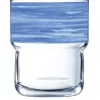 18x Stapelbecher 0,27 L Aus Gehärtetem Glas Form BRUSH LOG Blue / Blau Von Arcoroc 4